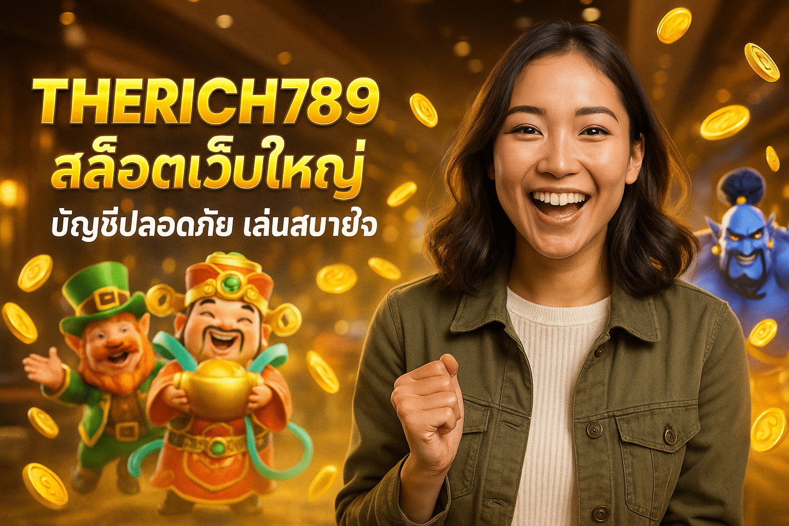 THERICH789 สล็อตเว็บใหญ่ บัญชีปลอดภัย เล่นสบายใจ