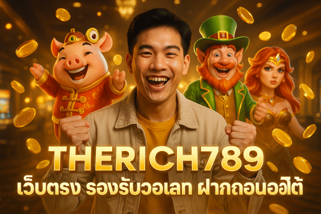 THERICH789 เว็บตรง รองรับวอเลท ฝากถอนออโต้