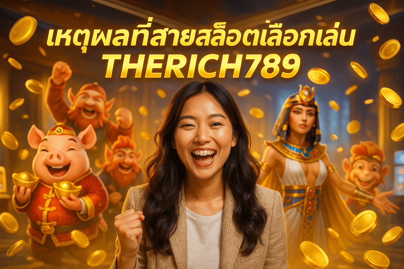 เหตุผลที่สายสล็อตเลือกเล่น THERICH789