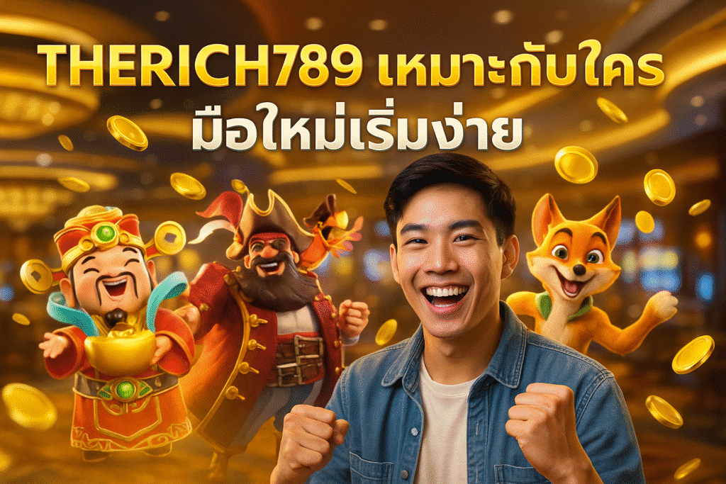 THERICH789 เหมาะกับใคร มือใหม่เริ่มง่าย