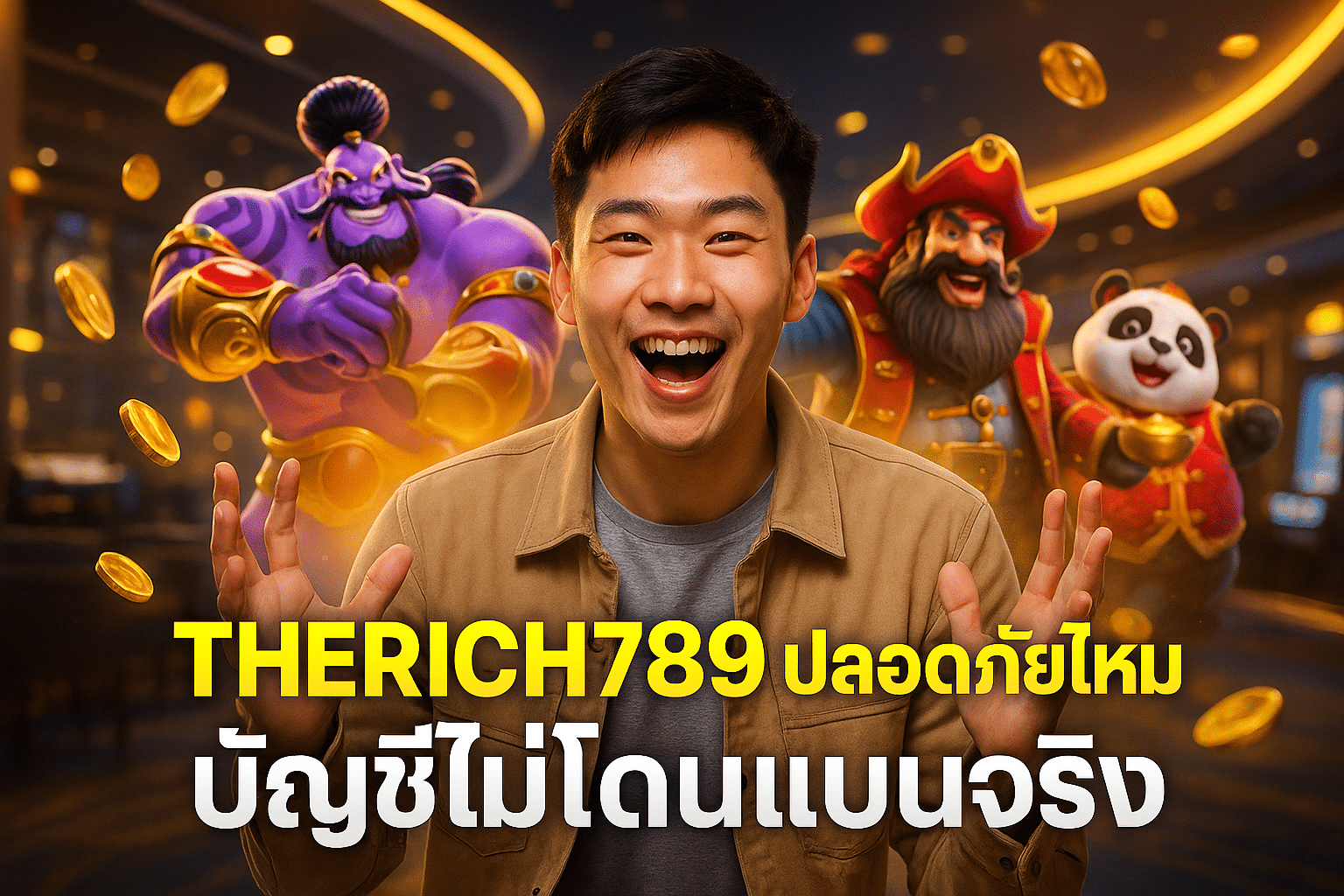 THERICH789 ปลอดภัยไหม บัญชีไม่โดนแบนจริง
